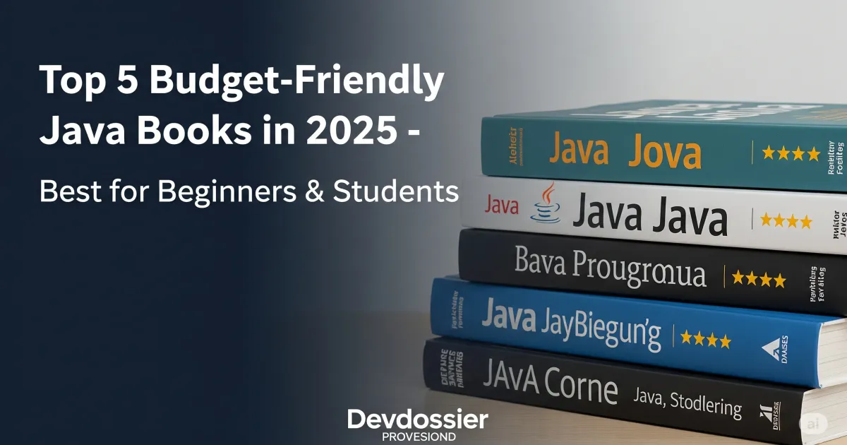 Top 5 Budget Friendly Java Books in 2025