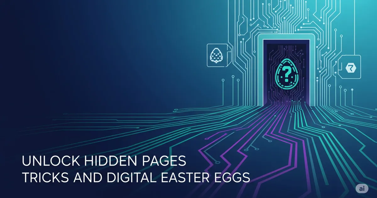 Unlock Hidden Pages Tricks and Digital Easter Eggs